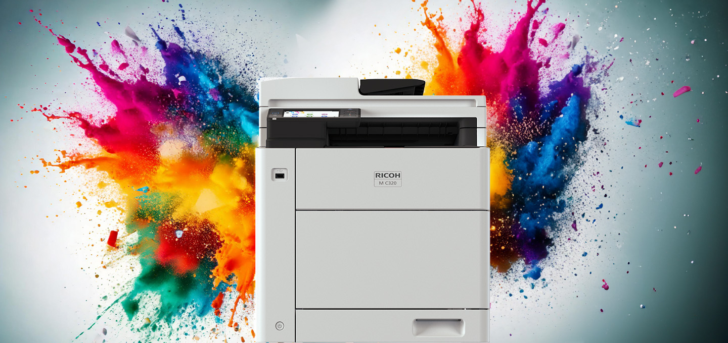 Colour laser printer all-in-one M C320FSE | Ricoh United Kingdom